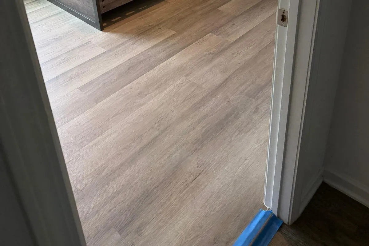 Luxury vinyl plank flooring installed by Braga Remodeling in a Jacksonville home